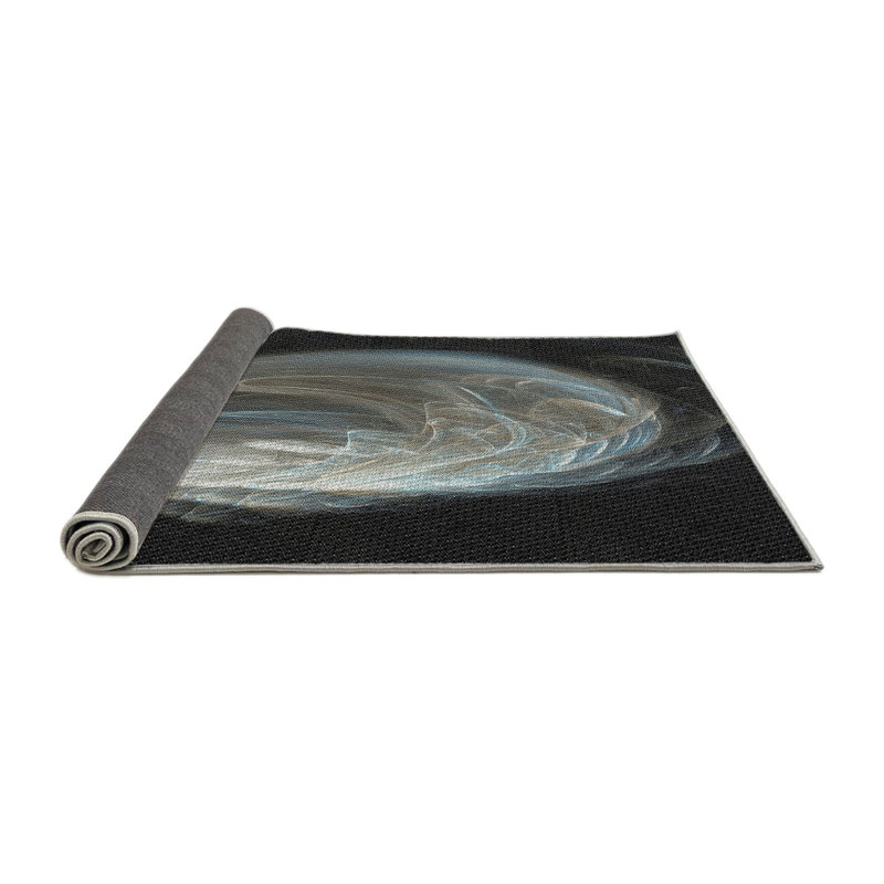 Tapis noir, Rond 8 pi