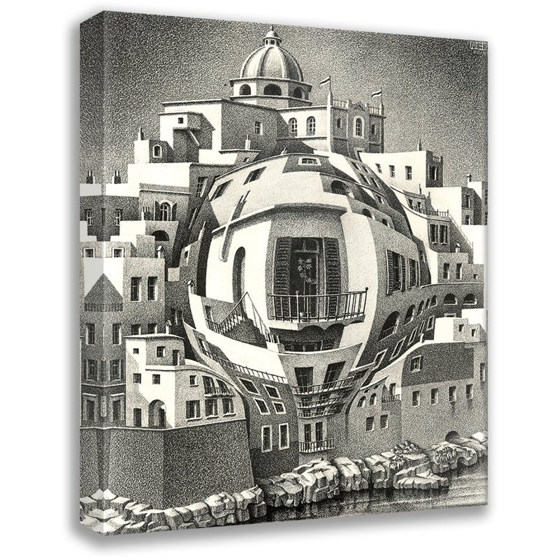 Balcony by M.C.Escher Gallery Wrapped Canvas, 24" H x 17" W