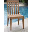 Caranas Outdoor Teak Dining Side Chair