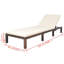 Chaise longue simple avec coussins 78 po Voegele-1233771250