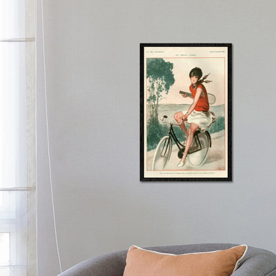 1927 La Vie Parisienne III Plate by The Advertising Archives - Floater Frame Gallery-Wrapped Canvas Giclée on Canvas