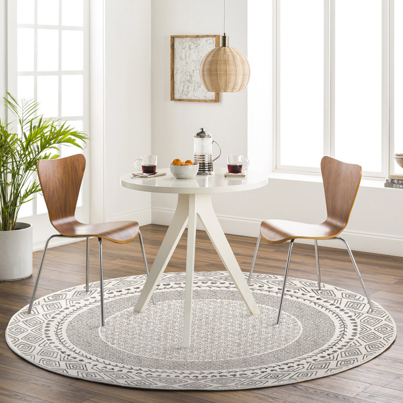 Rich Oriental Area Rug, Round 200 cm