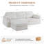 Canapé modulaire avec méridienne Cloud-Like-466700485