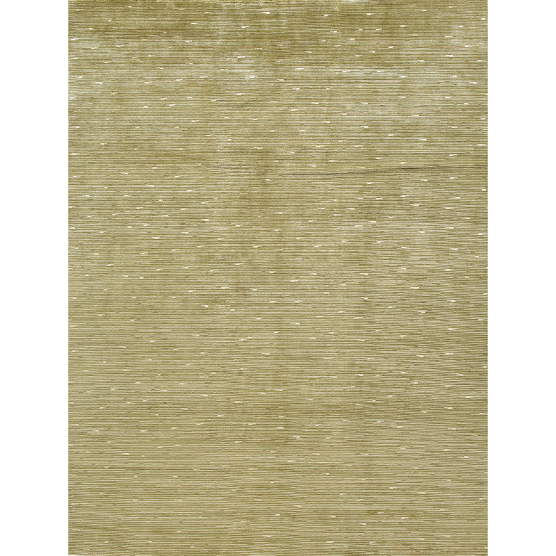 Geometric Area Rug in Gold/Ivory, Rectangle 8' x 10'
