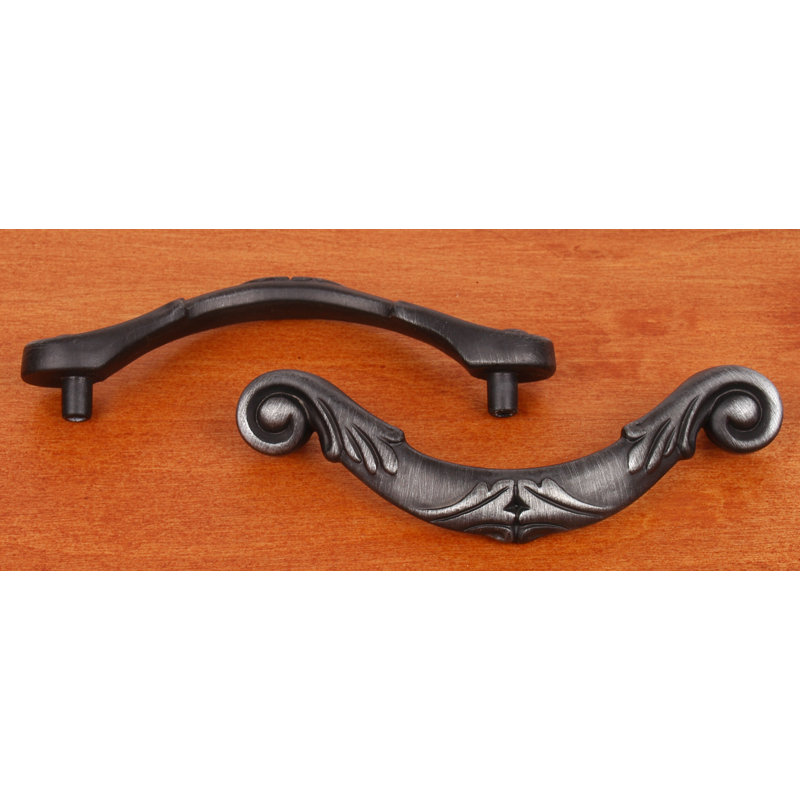 CP Series 3 1/2" Center to Center Arch Pull, Distressed Nickel, 3"