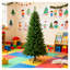 Arbre de Noël au crayon 5 pi, arbre de Noël artificiel mince avec 556 pointes denses, branches vertes réalistes en PVC - arbre de Noël étroit compact pour les petits espaces-756542738