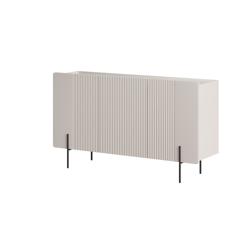 Overkamp 150cm Sideboard, Cashmere/Black