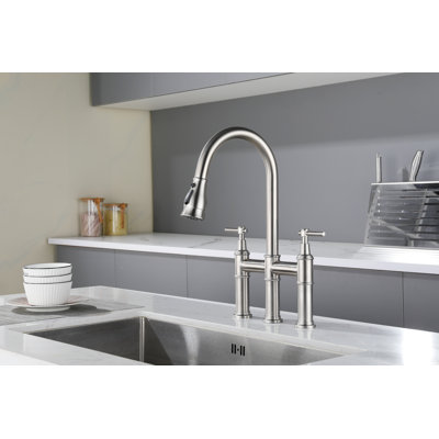 RBROHANT Pull Out Kitchen Faucet