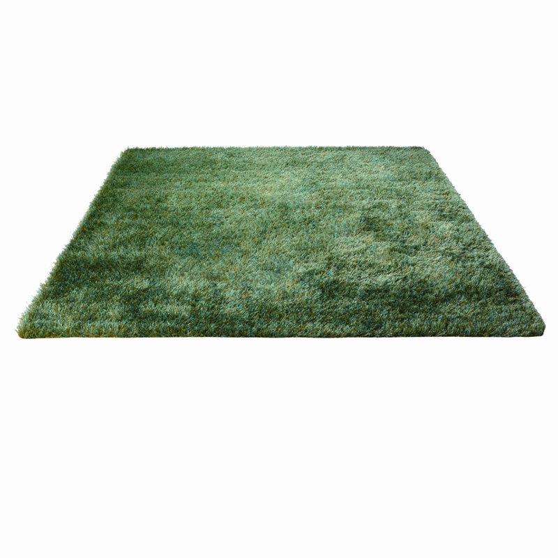 New Glamour Hand Tufted Green Rug, Rectangle 200 x 300cm