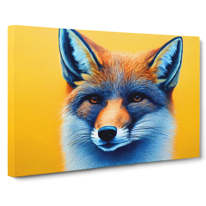 Classic Fox - Wrapped Canvas, 35cm H x 50cm W x 3cm D