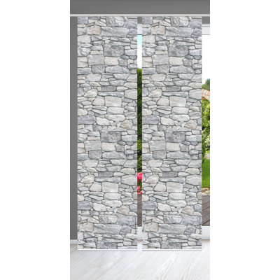 Semi Sheer Sliding Panel Pair