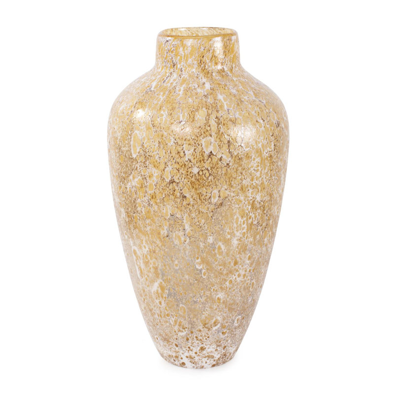 Zynsky Art Glass in Soft Amber- Tall