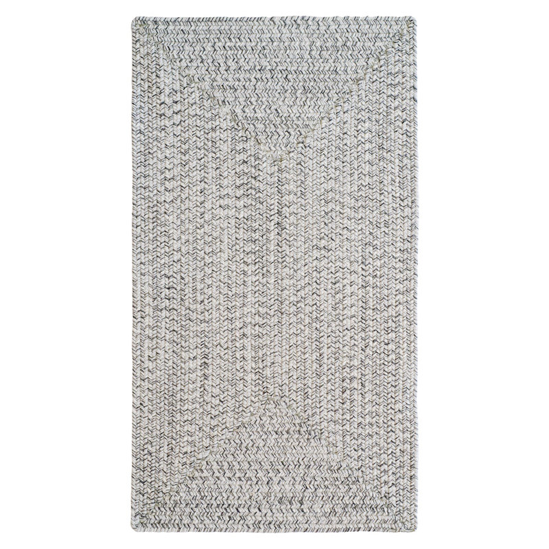 Windall Indoor / Outdoor Rug, Concentric Rectangle 7' x 9'