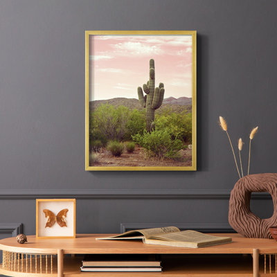 Arizona Desert, reproduction encadrée - bois massif