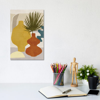 «Decorated Vases II», reproduction d'art sur toile tendue