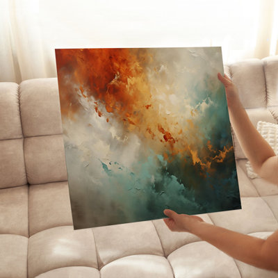 Abstract Hue Symphony Transitional Unframed Art Print