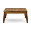 Ensemble de canapé modulaire 8 places en bois d'acacia, teck et rouge