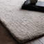Tachiana Hand Tufted Shaggy Silver Area Rug-1228945129