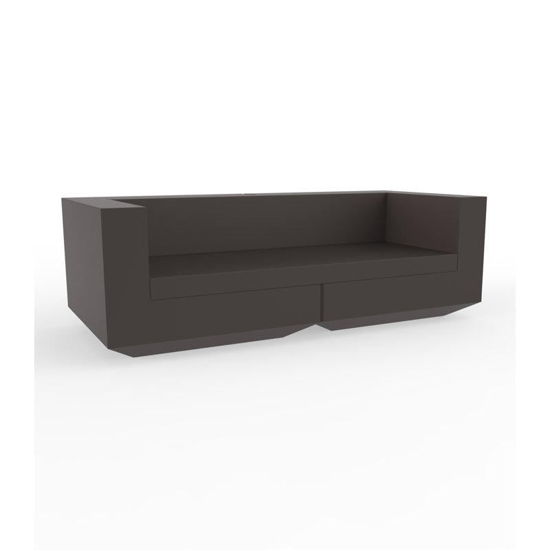 Vela - Resin Sofa - 86.5"L - Basic, Bronze