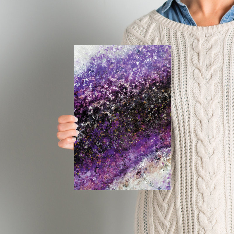 « Beyond Far » par vinn Wong, reproduction d’art sur toile tendue, H 12 po x l 8 po x P 0,75 po, Toile tendue, Pas de tapis