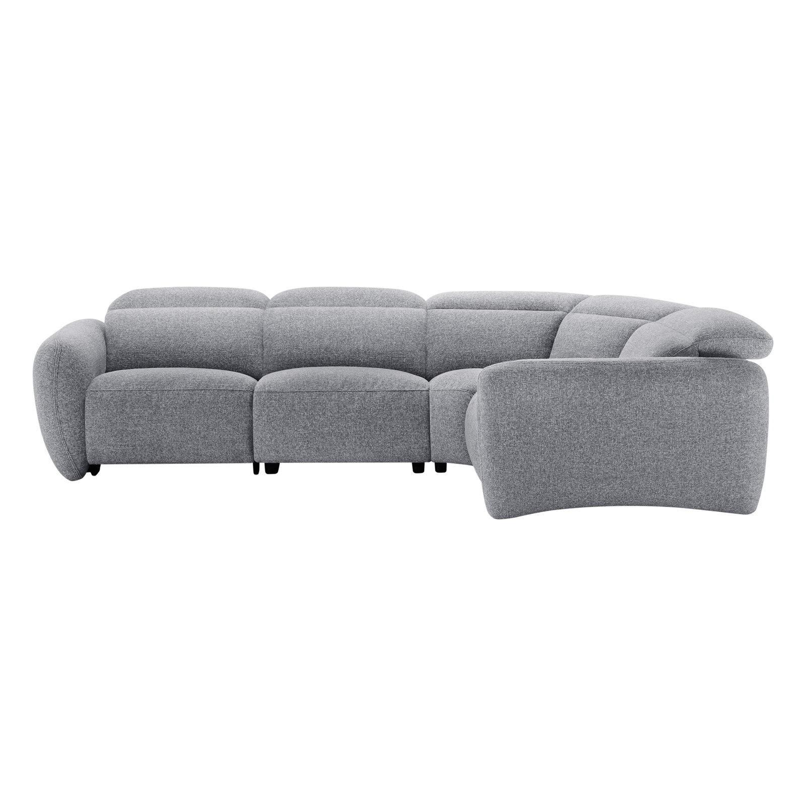 Astro Modular Sectional, Nathan Gray Polyester