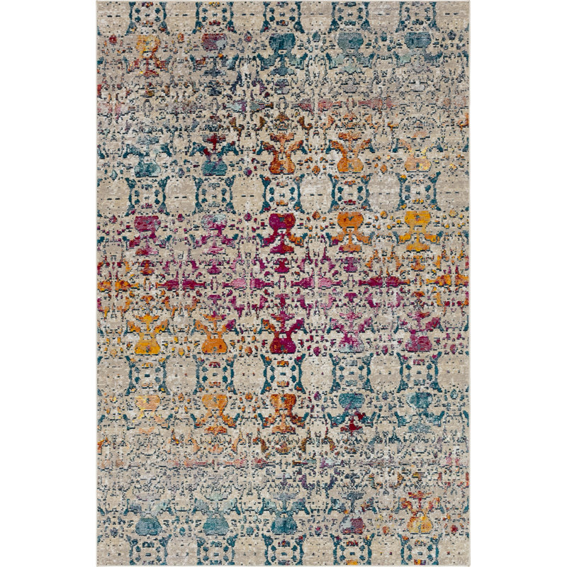 Abstract Indoor Rug, Rectangle 5'1" x 8'