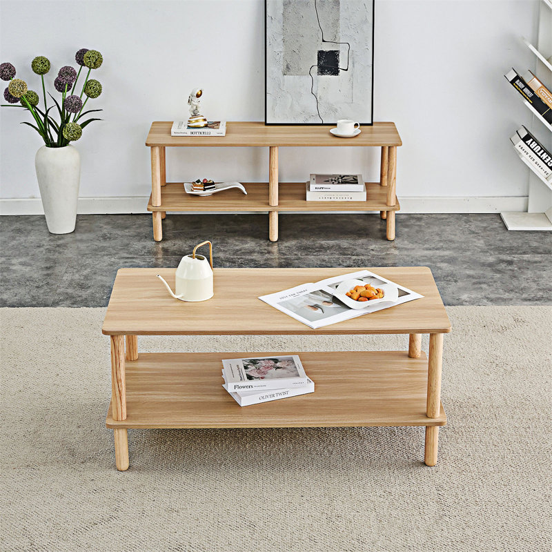 Table basse et ensemble de table télé, Bois robuste