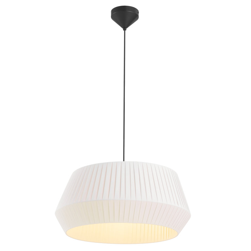 Dicte 1 - Light Shaded Pendant, White