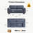 Modern Sofa With Removable Washable Linen Fabric Cover, Upholstered Couch With Deep Seats And Wide Armrests For Living Room-2059387082-2059387080-2059387086