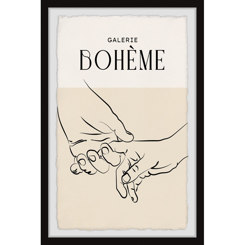 «Galerie Boheme», reproduction encadrée, H 18 po x l 12 po x P 1,5 po