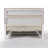 Modern white storage Queen bed