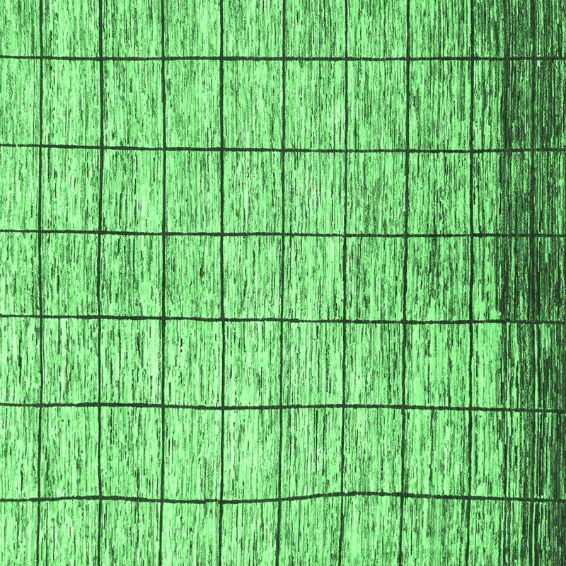 Washable Plaid Indoor Rug, Square 4'