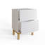 Taeshia 40cm W Manufactured Wood Bedside Table