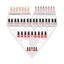 Support mural pour vernis à ongles en forme de cœur-344681581