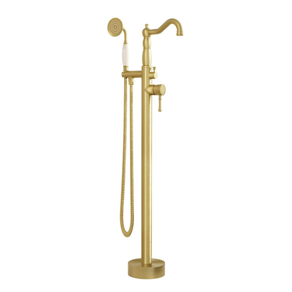 SUPERFLO Free-Standing Tub Faucet for Bathroom Bathtub, 360° Rotating ...