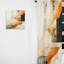 Rideau en velours moderne or et gris Sunset Collage III Barbatti - obscurcissant - 1 panneau-273420564
