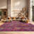 Christa Floral Fuchsia/Blue Area Rug-703618272