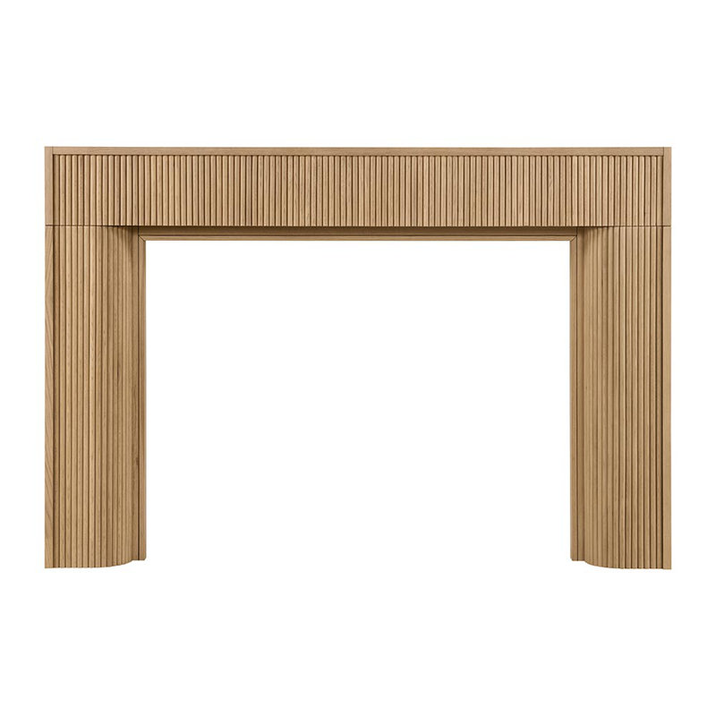 Hazel Wood Fireplace Mantel Surround - 48" x 42" Opening - Blonde Stain, 72", Blonde Stain