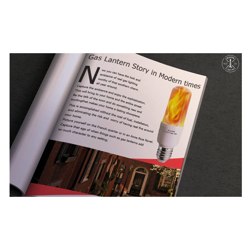 Ampoule à DEL T12 4 W à intensité variable de 4 watts (1800 K) / culot moyen (standard) E26