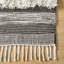 Tapis noir en laine noué à la main Nehemiah-1018661839