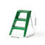 Multi - Functional Indoor Home Folding Frame In Olive , Z Shape, Foldable For Primary Living Space, Slip Surface, Can Be Side Table, Stool, Or Small Bookshelf, Made Of Abs + Steel  Q235 , Trestle