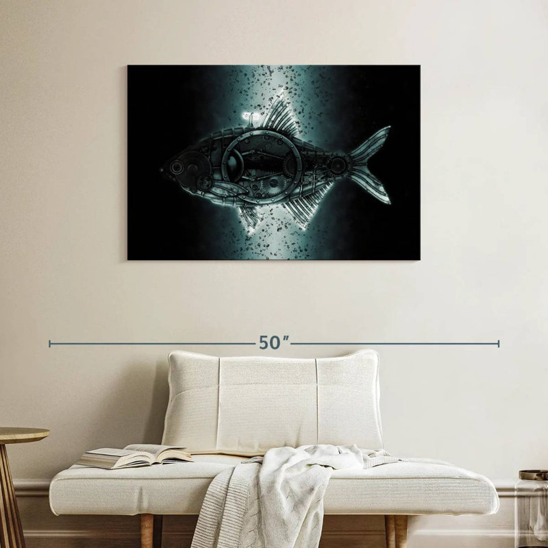 Kelan Steampunk Bream, 26" H x 39" W