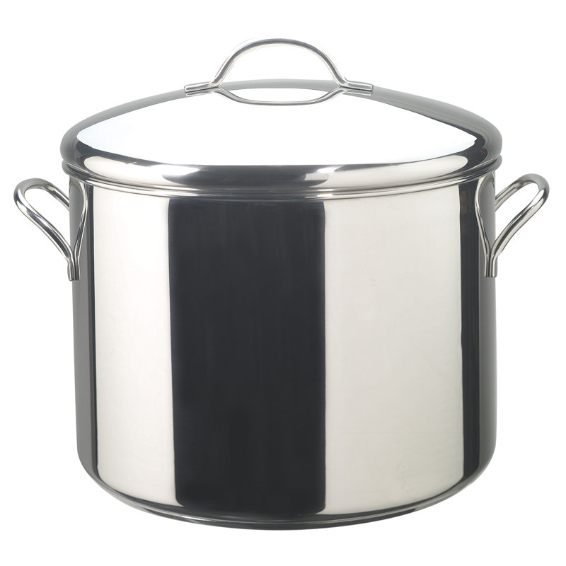 Classic Stainless Steel 16 Quart Covered Stockpot