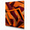 «Abstract Shapes 54», art mural sur toile brune
