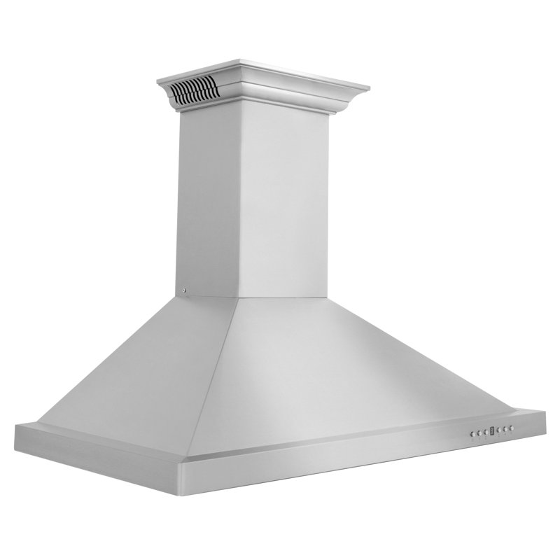 30" Crown Sound 400 CFM Ducted Wall Mount Range Hood with Wi-Fi, Stainless Steel