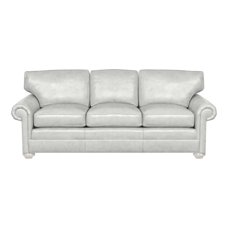 Main Street Sofa, Gatsby Brown Sugar Genuine Leather, Casa Blanca