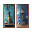 Ensemble de 2 moulins à café Blue VIntage Blue I - Coffee Wall Art-1657661889-1657661912-1657661916