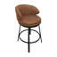 Tabourets de bar pivotants de 26 po avec pieds et repose-pieds en métal Matisse-196552245-190212549