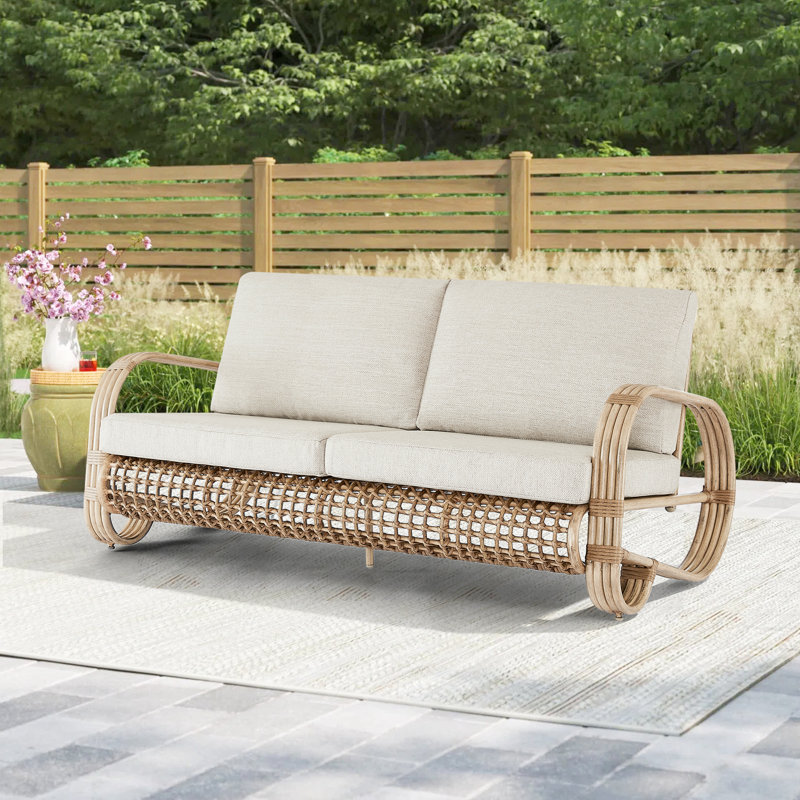 Sahay 66'' Wide Loveseat with Cushions