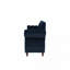 Causeuse formelle de luxe en velours indigo 1pc avec coussins de salon 2 places-602635488